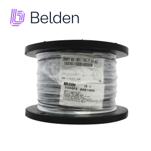Belden 5500fe 0081000 Cable De Seguridad Y Sonido Belden 5500Fe 0081000 / Interior / Gris / 2 Conductores / 22 Awg / Multifilar / Forro Pvc / Cmr / Blindado / Bobina / 1000 Pies 305 Metros