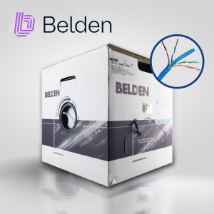 Belden 2412 006a1000 Cable Utp Cat6+ Belden 2412 006A1000 / Interior / Azul / 350Mhz / 4 Pares / 23 Awg / Forro Pvc / Cmr / Certificable / Bobina En Caja / 1000 Pies 305 Metros