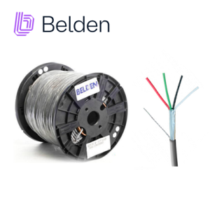 Belden 5502fe 0081000 Cable De Seguridad Y Sonido Belden 5502Fe 0081000 / Interior / Gris / 4 Conductores / 22 Awg / Multifilar / Forro Pvc / Cmr / Blindado / Bobina / 1000 Pies 305 Metros
