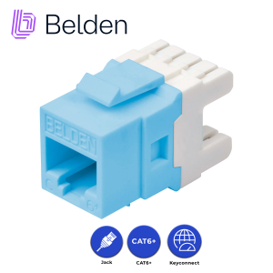 Belden ax101326 Conector Modular Jack Cat6+ Rj45 Belden Ax101326 / Keyconnect / Interior / Azul / Pieza