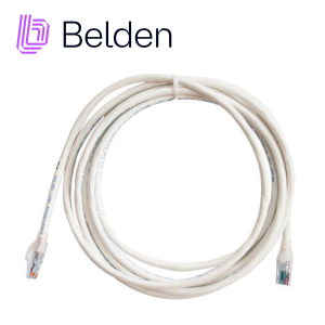 Belden ca21109002 Patch Cord Utp Cat6A Belden Ca21109002 / Interior / Blanco / 4 Pares / 24 Awg / Forro Pvc / Cmr / 2 Pies 0.6 Metros