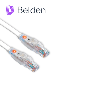 Belden c6t1109010 Patch Cord Traceable Utp Cat6+ Belden C6T1109010 / Interior / Blanco / 4 Pares / 24 Awg / Forro Pvc / Cmr / 10 Pies 3 Metros