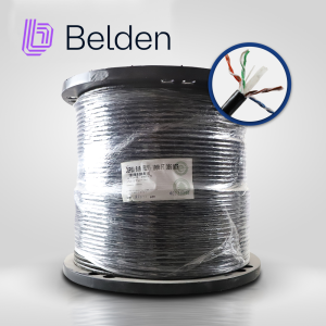 Belden osp6u 0101000 Cable Osp Utp Cat6 Belden Osp6U 0101000 / Exterior / Negro / 350Mhz / 4 Pares / 24 Awg / Forro Polietileno / Bobina / 1000 Pies 305 Metros