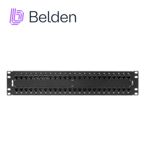 Belden ax103255 Patch Panel Keyconnect Cat6+ Belden Ax103255 / Negro / 48 Puertos / 2Ur / Precargado / Pieza