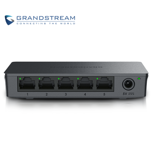 Grandstream gwn7700 SWITCH NO ADMINISTRABLE GRANDSTREAM GWN7700 / 5 PUERTOS 10/100/1000MBPS / MONTAJE ESCRITORIO/PARED / ALIMENTACION 5VCD/0.6A / PLASTICO