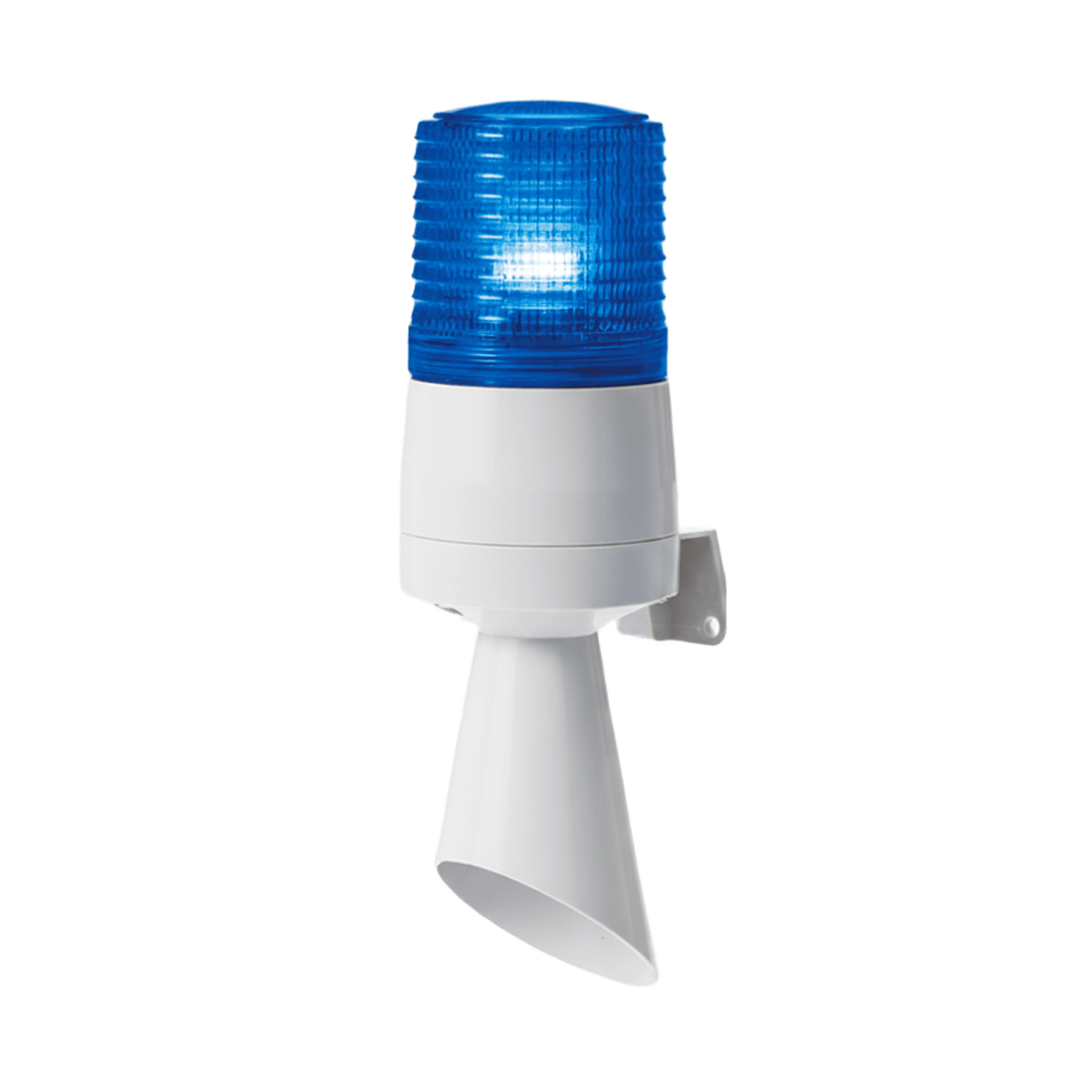 Qlight s60adl-110-b Luz LED con patrones de destello fijo y destellante con buzzer incorporado de alto volumen Máx. 95 dB color Azul 110 VCA