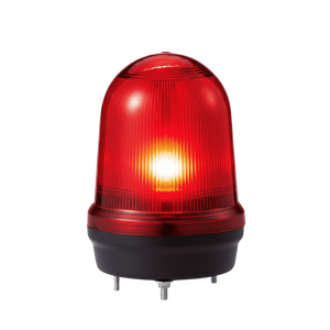 Qlight mfl125-110240-r LED con patrones fijo/intermitente, estroboscópico y simulación rotatorio, Color Rojo de 110-220 VCA