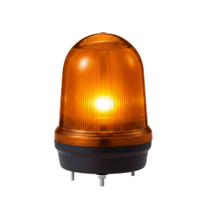 Qlight mfl125-012024-a LED con patrones fijo/intermitente, estroboscópico y simulación rotatorio, Color ámbar de 12-24 VCD