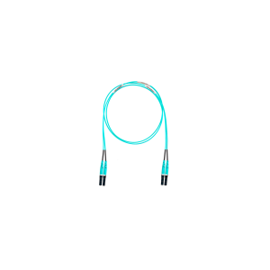 Panduit fz2erlnlnsnm018 Jumper de Fibra Óptica Multimodo 50/125 OM4, LC-LC Duplex, OFNR (Riser), Color Aqua, 18 Metros (59.06 Pies)