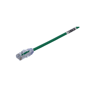 Panduit utp28x10gr Cable de Parcheo UTP Cat6A, CM/LSZH, Diámetro Reducido (28AWG), Color Verde, 3.05 Metros (10 Pies)