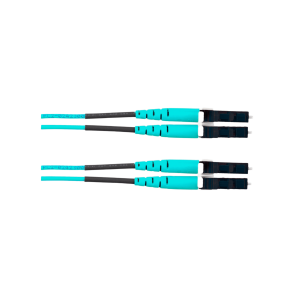 Panduit fz2erlnlnsnm040 Jumper de Fibra Óptica Multimodo 50/125 OM4, LC-LC Duplex, OFNR (Riser), Color Aqua, 40 Metros (131.23 Pies)