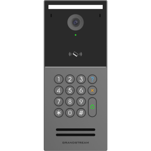 Grandstream gds3725 Videoportero IP Inteligente GDS3725 / 2K Ultra HD 1080p / Ángulo 127° / IA ISP con Análisis de Comportamiento / Lector RFID IC-ID NFC / Múltiples Métodos de Apertura / PoE Integrado / Protección IP66 IK10 / Interoper