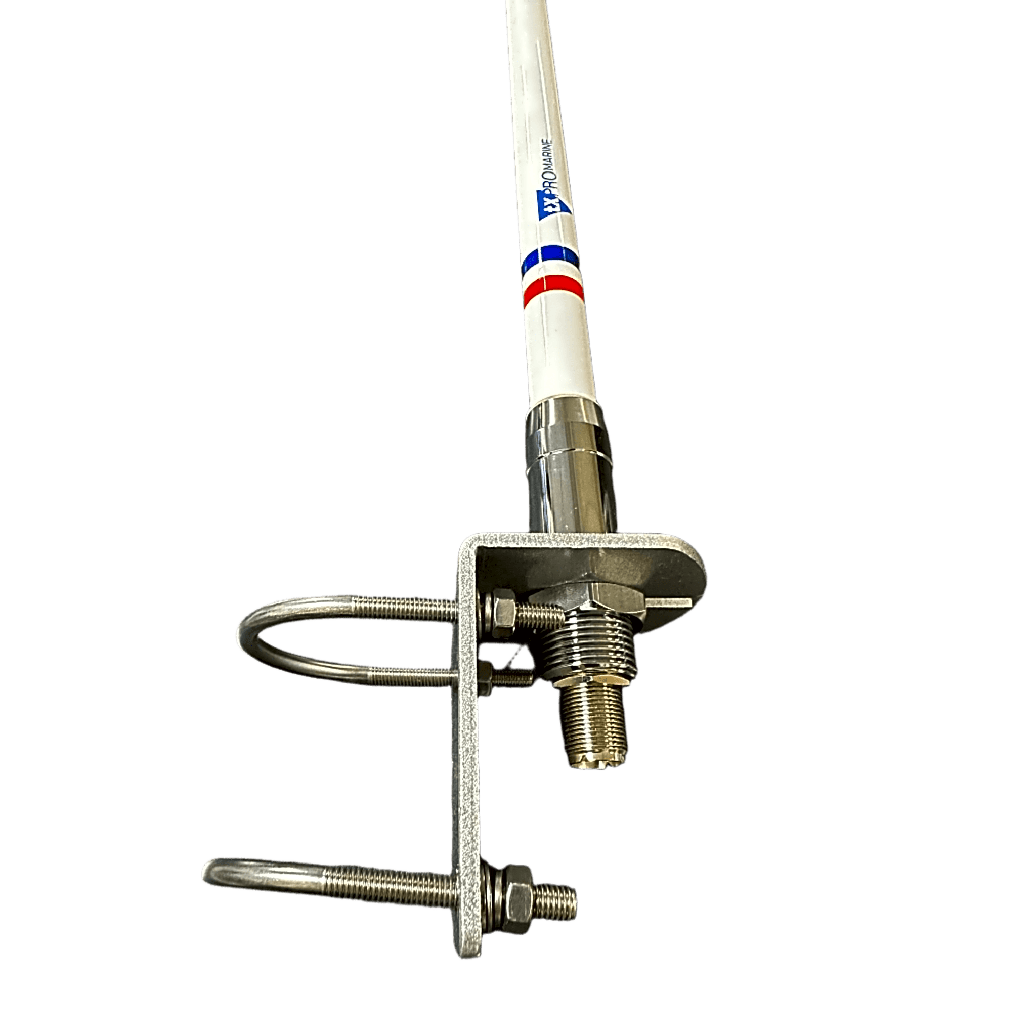 Txpromarine tx-110v-sys Antena VHF Marina de Alto Rendimiento / 4 dBi / 156-163 MHz / Altura 1100 mm / Color Blanco / Conector SO239