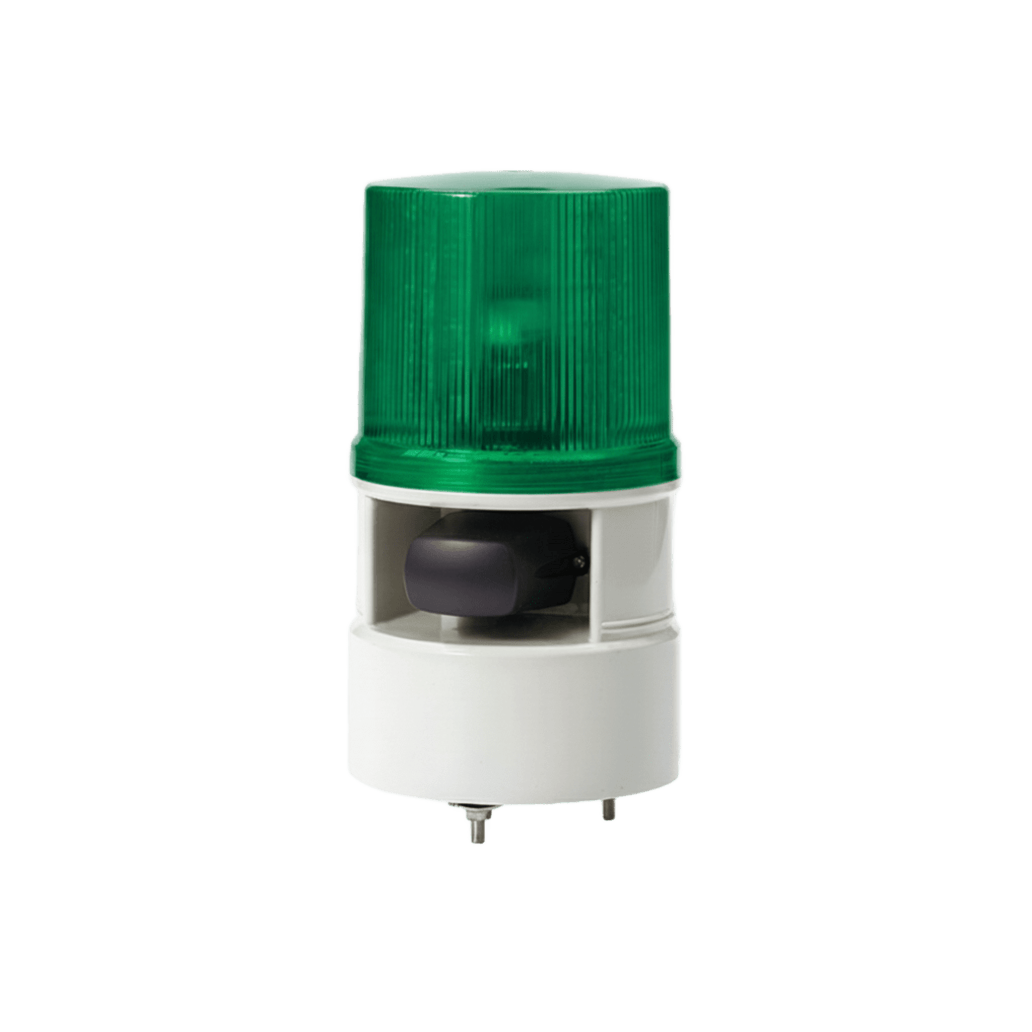 Qlight s125dml-ws-012024-g Luces de advertencia color Verde con sirena incorporada con 5 tonos máx. 105 dB en 12-24 VCD