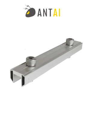 Empalme de Riel - Rail Splice Aluminio anodizado de alta resistencia - ANTAI SOLAR