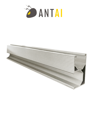 Riel de aluminio (2400 mm) - Aluminio anodizado de alta resistencia - ANTAI SOLAR