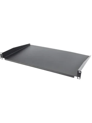 SBE TECH C19141U - Charola para rack fija de 19 pulgadas de ancho x 35.56 cm profundidad / 1UR / Color negro