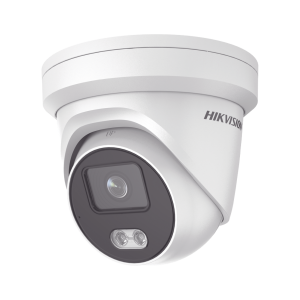 Hikvision ds-2cd2347g2-lu Turret IP 4 Megapixel / Imagen a color 24/7 / Lente 4 mm / Luz Blanca 30 mts / WDR 130 dB / Exterior IP67 / Micrófono Integrado / Captura Facial / Videoanaliticos (Filtro de Falsas Alarmas) / MicroSD