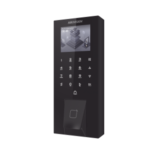 Hikvision ds-k1t807mbfwx-e1 Biometrico IP65 WiFi PoE para Acceso y Asistencia / 5,000 Huellas y Tarjetas / Administración en la Nube con HikConnect Teams / Salida 12 Vcd para Chapa