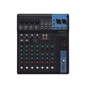 Yamaha mg10 Mezcladora de Audio | 10 Canales | 4 Entradas de Micrófono | 3 Entradas de Línea Estéreo | Phantom Power