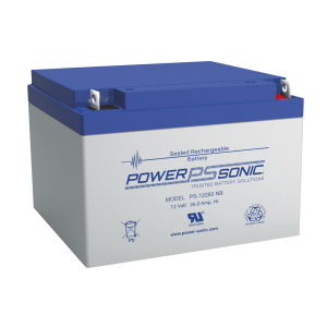 Power Sonic ps-12260-nb2 Batería 12V, 26AH, Para Respaldo, Tecnologías AGM/VRLA, 5 Años Vida Útil, Terminales NB2, Reconocida UL