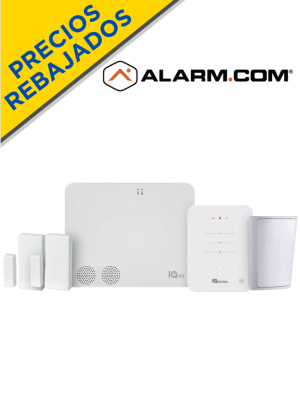 QOLSYS IQNS KEYPAD PACK - Paquete que contiene Sistema de Alarma IQ NS ALARM.COM autocontenido sin pantalla, Power G 915 Mhz 1 sensor PIR inalámbrico PGP9914, 2 sensores magnéticos inalámbricos PG9303 y 1 KEYPAD #IQmania #DSCmania