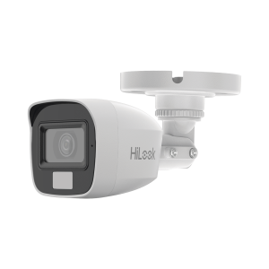 Hilook By Hikvision thc-b127-lms [Dual Light + ColorVu] Bala TURBOHD 2 megapixel / 20 mts IR + 20 mts luz blanca / Lente 2.8 (100° de Visión)  /  Exterior IP66 / Audio por Coaxitron / TVI-AHD-CVI-CVBS / Metal / Smart-Hybrid light