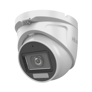 Hilook By Hikvision thc-t127-lms [Dual Light + ColorVu] Turret TURBOHD 2 megapixel / 30 mts IR + 20 mts luz blanca/ Lente 2.8 (100° de Visión) / Exterior IP66 / Audio por Coaxitron / TVI-AHD-CVI-CVBS / Metal / Smart-Hybrid light