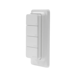 Shelly shellyblurcbut4 Boton inalambrico Bluetooth 4 botones para configurar escenarios.