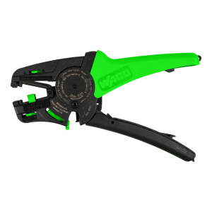 Wago 206-1125 Pelacable Manual / Quickstrip Vario / Capacidad 0.03-16 mm² / Ajuste Automático Sección / Función Corte / Pelado Parcial / Cuchilla Reemplazable / Verde-Negro