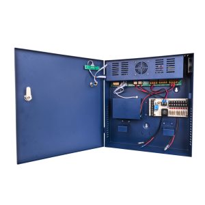 Epcom Powerline ep-360w-poe8p-b Fuente de poder profesional PoE (Power over Ethernet) de 8 puertos con capacidad total de 360W, diseñada específicamente para sistemas de videovigilancia CCTV y control de acceso.