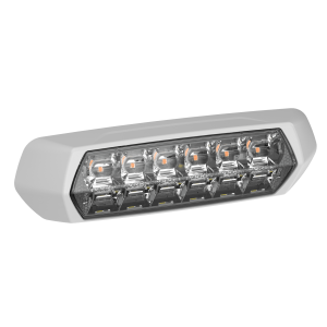 Signalpro sp80rw-w Luz de Escena, 1700 lúmenes, Luz Roja advertencia, Luz Clara Escena, Bisel blanco