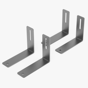 Ecco rnrbkt-silv Bracket para barra de estribo ED3760BWRW o ED3772BWRW Silverado