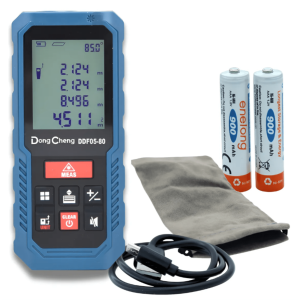 Dongcheng ddf05-80 Distanciómetro Láser, Medidor Digital de Distancias de hasta 80 metros.