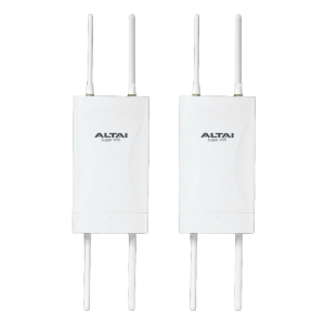 Altai Technologies kit2-c260x Kit de 2 Unidades del Punto de Acceso WiFi 6, PTMP Omnidireccional, Cobertura Hasta 300 m, Doble Banda Simultanea en 2.4 y 5 GHz, Hasta 2.976 Gbps, Hasta 256 Usuarios Concurrentes, Administración en Nube Gratis con INSIGHTS