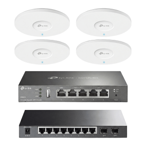 Tp-Link kit-m2-omada Kit de Iniciación en redes OMADA / 1 Router / 1 Switch TL-SG2210P / 4 Punto de Acceso EAP613