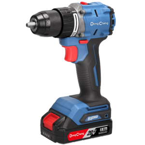 Dongcheng dcj-z2060-iam Rotomartillo / Taladro Inalámbrico de 20V sin Carbones, Broquero de 1/2, incluye 2 Baterías de 2.0 Ah, Cargador y Maletín