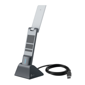 Tp-Link archer-tx50uh Adaptador USB Wireless Wi-Fi 6 / AX3000 (2402 Mbps + 574 Mbps) / Antenas de Alta Ganancia / USB 3.0 / Baja Latencia Gaming / WPA3 / Cuna Desmontable con Cable 1.2 m (3.9 ft)