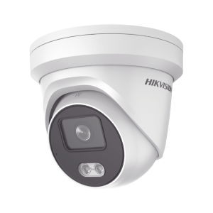 Hikvision ds-2cd2387g2-l(u)(c) Turret IP 8 Megapixel / Imagen a Color 24/7 / Lente 2.8 mm / Luz Blanca 30 mts / WDR 130 dB / Exterior IP67 / Micrófono Integrado / Captura Facial / Videoanaliticos (Filtro de Falsas Alarmas) / Metal / MicroSD / ACUSEARCH