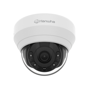 Hanwha Vision qnd-7022r Camara Domo IP 4 Megapíxeles (2560x1440) / Visión Nocturna IR 20 mts / Lente 4 mm / WDR 120 dB / PoE / IP67 / ONVIF / WiseStream II