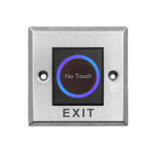 Hikvision ds-k7p08 Botón Cuadrado Sin Contacto / Indicador LED / NO / NC / Interior / Acero Inoxidable