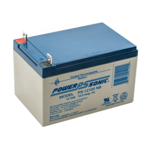 Power Sonic ps-12120-nb1 Batería 12V Recargable, 12AH, Para Respaldo, Tecnologías AGM/VRLA, 5 Años Vida Útil, Terminales tipo NB1, Reconocida UL , Sin Mantenimiento, Sin Derrames