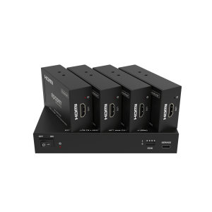 Epcom Proaudio epc-spb14e70 Splitter Extensor 1x4 | 4K@60Hz a 60m | 4K@30Hz a 70m | Cable Cat6 | EDID | HDCP 2.2 | Salida Loop