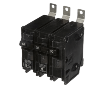 Siemens b350 Interruptor automático atornillable tipo BL 3 polos, 50 amp.