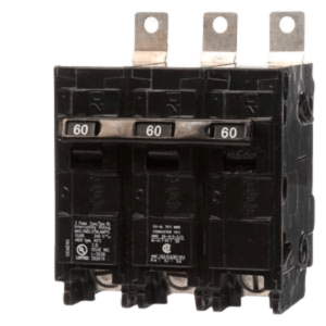 Siemens b360s Interruptor automático atornillable tipo BL 3 polos, 60 amp.
