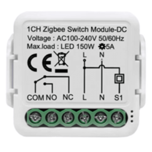 Akubela tysh1ch ZigBee Modulo switch relevador salida de Contacto Seco /  100-240V / 5A / 150W LED