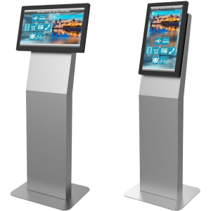 Peerlees kip522-s Montaje tipo Kiosko Para Pantallas Indoor Peerless-AV / Orientación Paisaje o Retrato / Base Plana Rectangular / Puertas Traseras con Seguridad / Gestión Interna de Cables / Compatible con Pantallas 15-22-32 / VESA 200x200