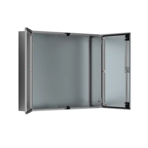 Hoffman adr1201240 Gabinete de Doble Puerta, 1200 x 1200 x 400 mm, de Acero Inoxidable, Cepillado. Protección NEMA 12, IP55, IK10