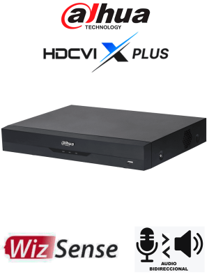 DAHUA DH-XVR5116H-4KL-I3/T - DVR de 16 Canales 4K WizSense/ HDCVI X PLUS/ Audio Bidireccional/ 16 Canales + 16 IP/ Hasta 32 Ch IP/ 2 Canales de Reconocimiento Facial/ SDM Plus/ Codificación con IA/ 1 Bahía de Disco Duro/ Funciones IoT & POS/