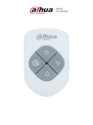 DAHUA DHI-ARA24-W2(915) - Control Remoto Tipo Llavero de 4 Botones, Compatible con el HUB 2.0 de 915 MHz, Armado - Desarmado - En Casa - Emergencia, Función de Salto de Frecuencia, Led Indicador de Estado Color Rojo o Verde #915